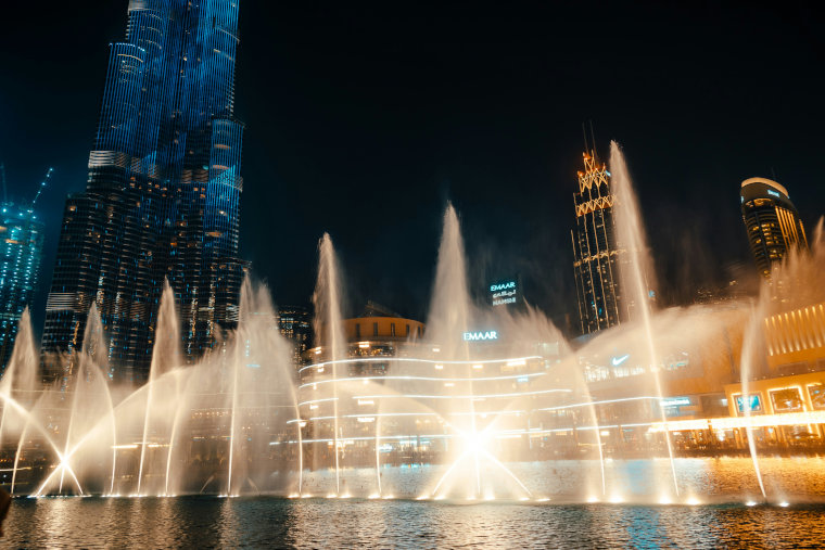 Burj Khalifa and the dancing fountains