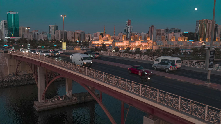 Distance from Sharjah to Dubai and Journey Time